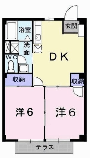 1階の間取り図