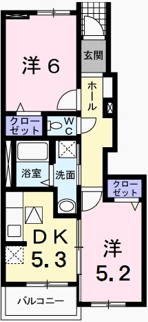 1階の間取り図