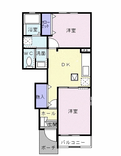 1階の間取り図