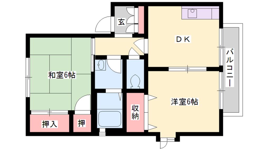 2階の間取り図