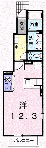 1階の間取り図