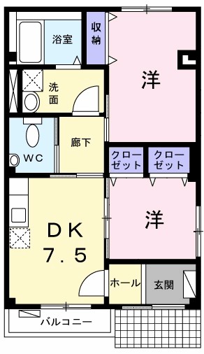 1階の間取り図