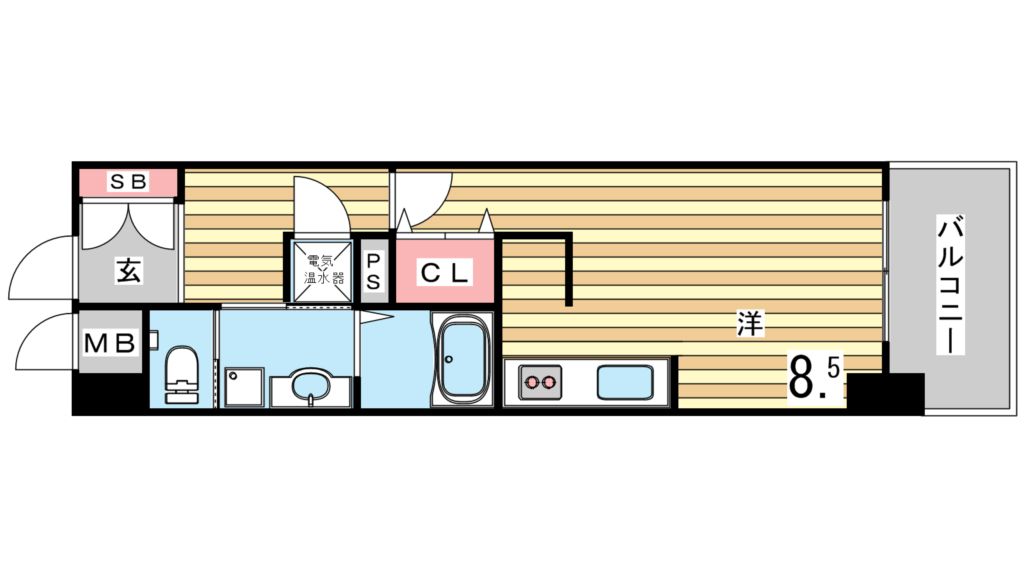 9階の間取り図