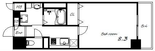 5階の間取り図