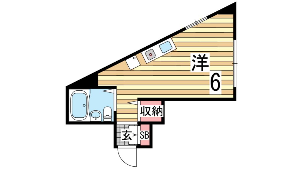 2階の間取り図
