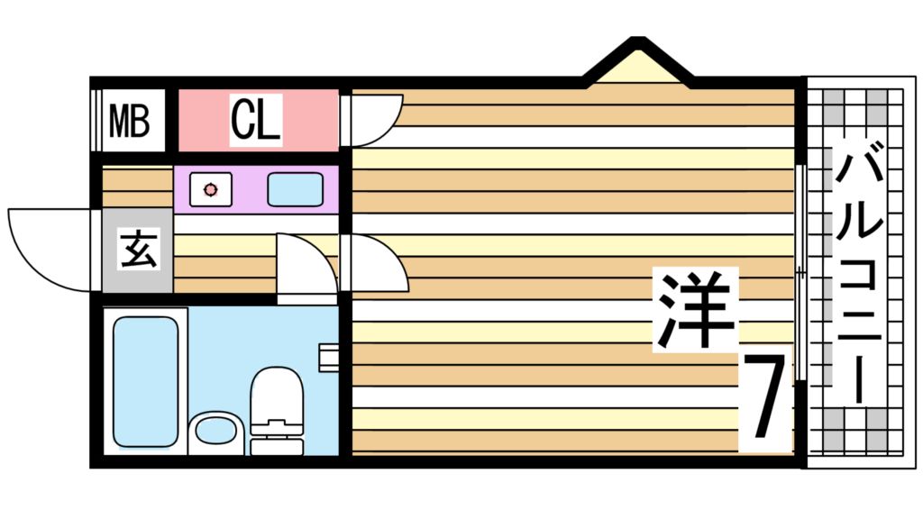 4階の間取り図