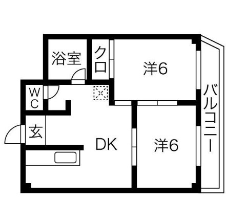 2階の間取り図