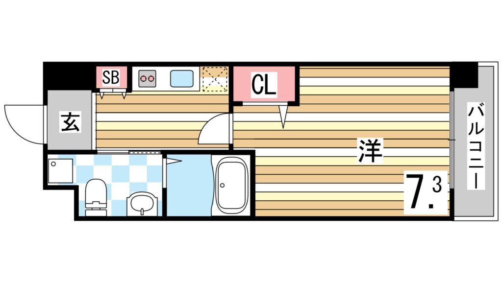 4階の間取り図
