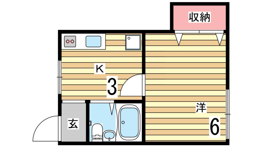 1階の間取り図