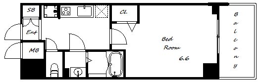 2階の間取り図