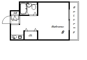 2階の間取り図