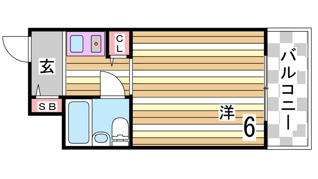 4階の間取り図