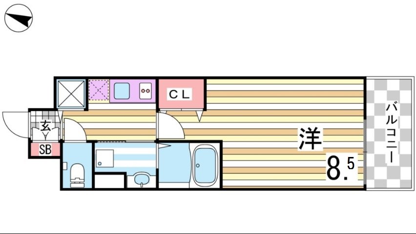 5階の間取り図