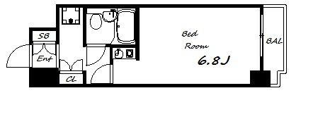 4階の間取り図