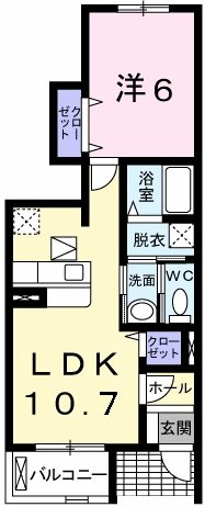 1階の間取り図