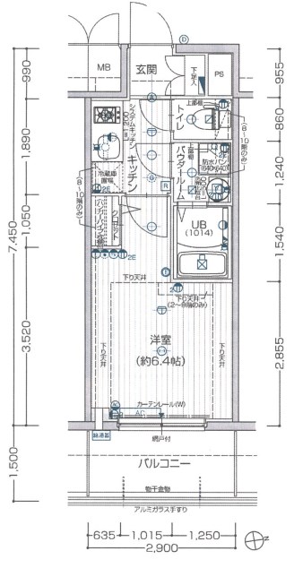 7階の間取り図