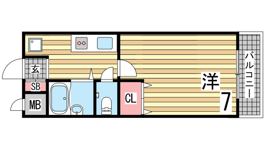 7階の間取り図