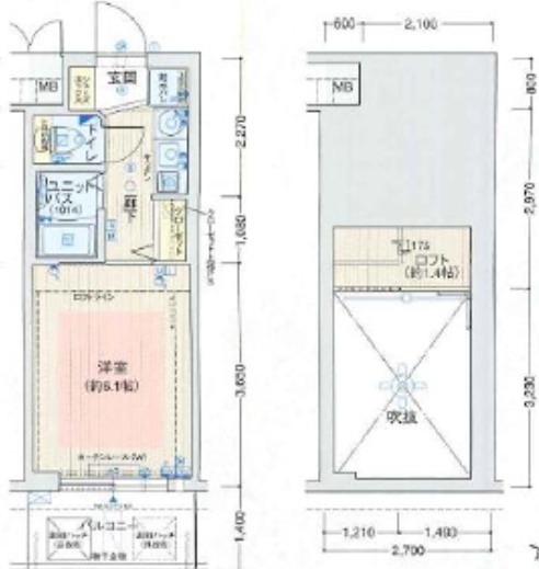 9階の間取り図
