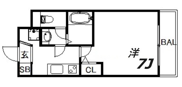 3階の間取り図