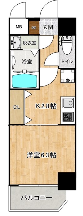 11階の間取り図