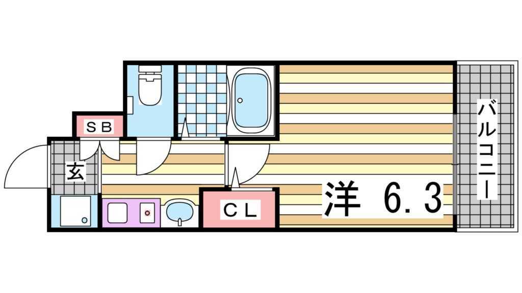 3階の間取り図