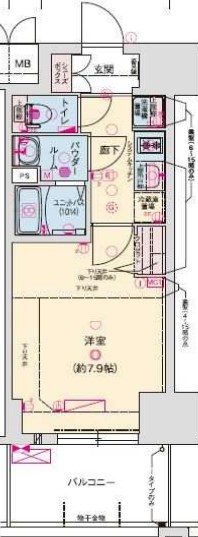 4階の間取り図