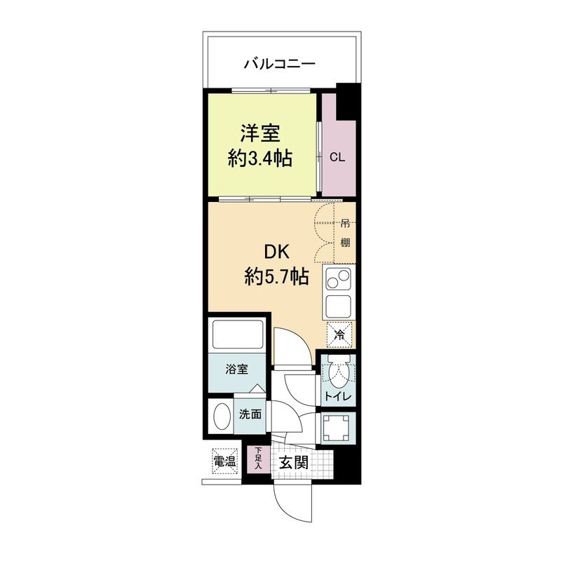 2階の間取り図