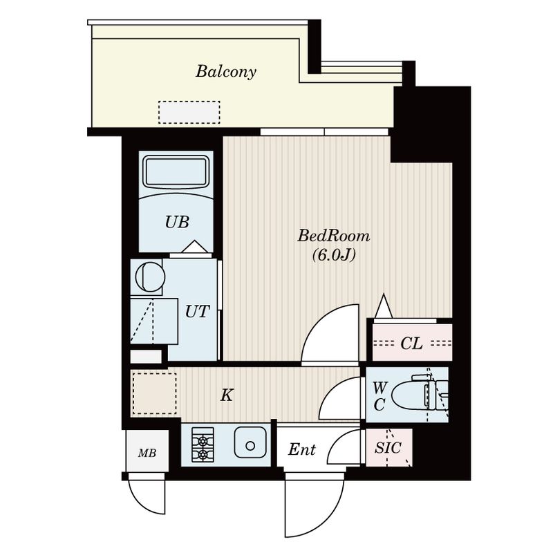 8階の間取り図