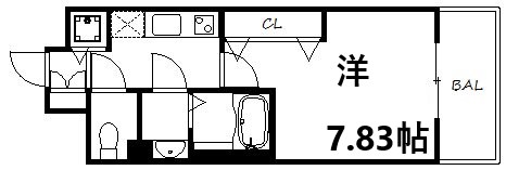 5階の間取り図