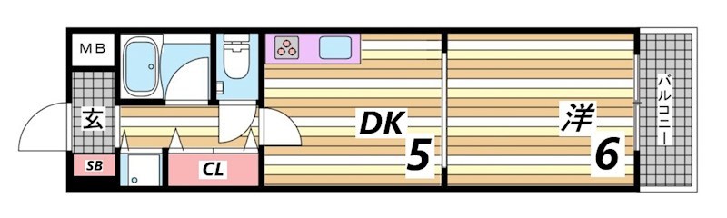 2階の間取り図
