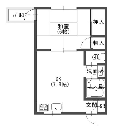 2階の間取り図