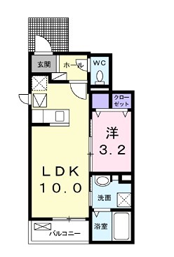 1階の間取り図