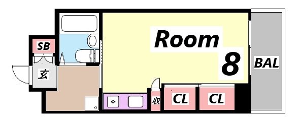 4階の間取り図