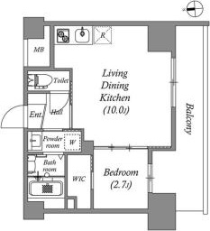 10階の間取り図