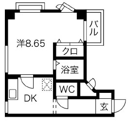 1階の間取り図