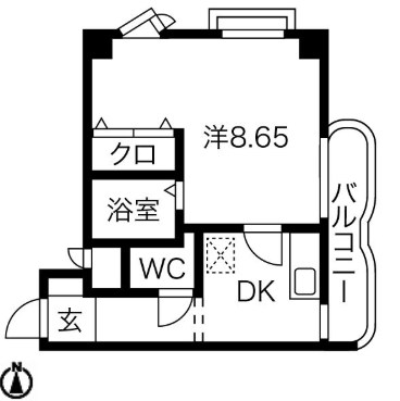 1階の間取り図