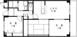 2階の間取り図