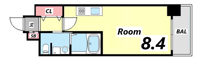 4階の間取り図
