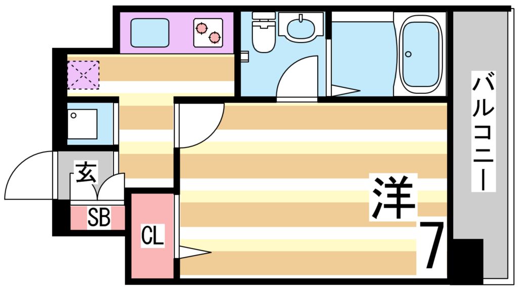 4階の間取り図
