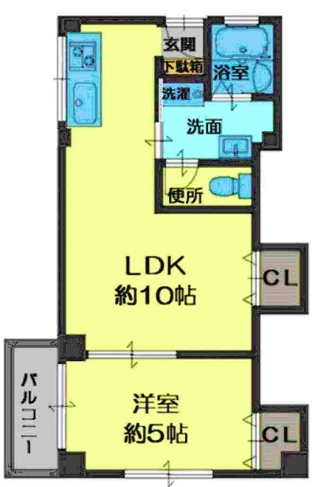 2階の間取り図