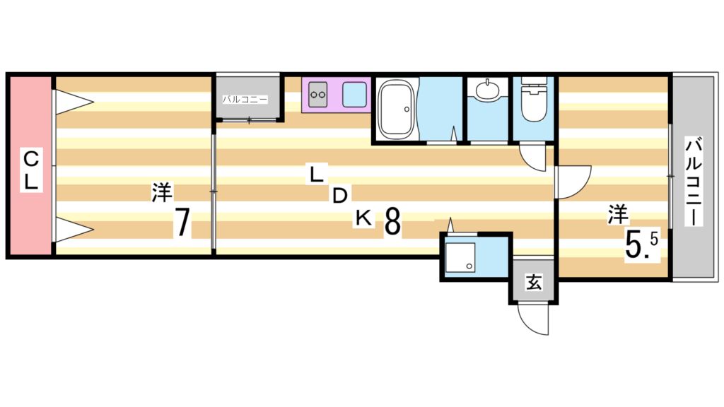 3階の間取り図