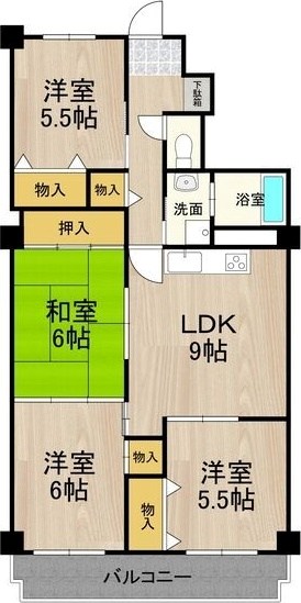 5階の間取り図