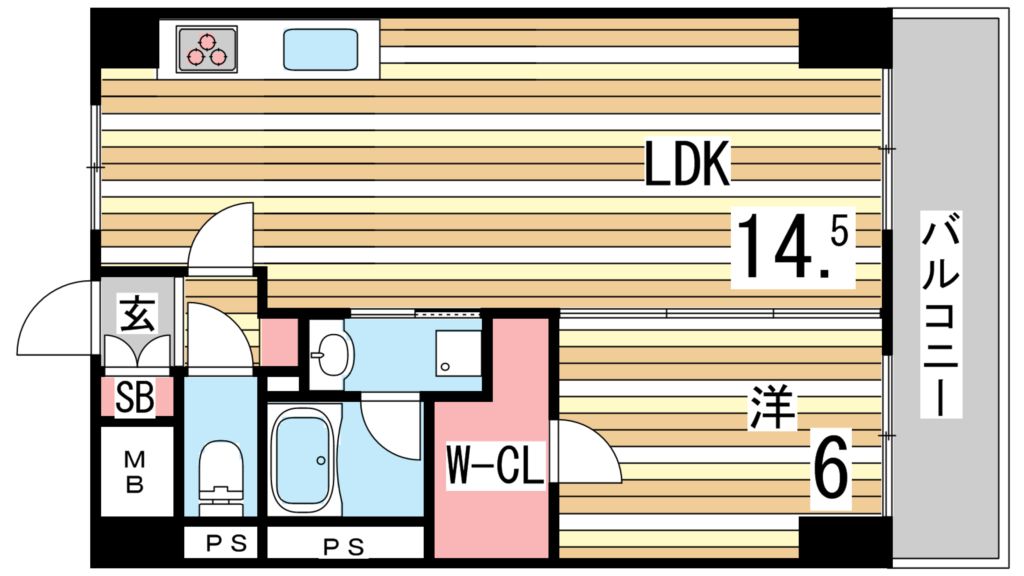 5階の間取り図