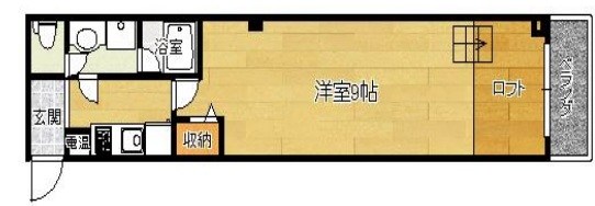 1階の間取り図