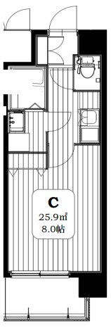 4階の間取り図