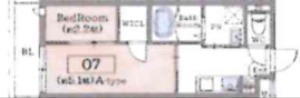 2階の間取り図