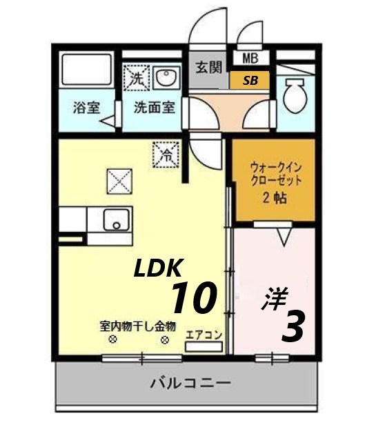 3階の間取り図