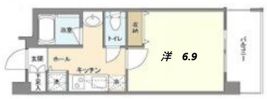 2階の間取り図