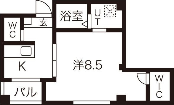 2階の間取り図