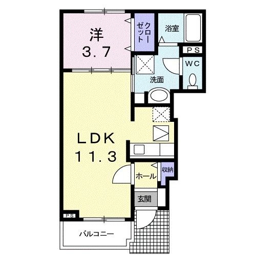 1階の間取り図